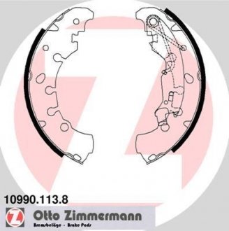 Колодки ручного (стоячого) тормоза otto Zimmermann GmbH 109901138