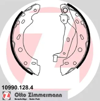 Колодки ручного (стоячого) тормоза otto zimmermann gmbh 109901284
