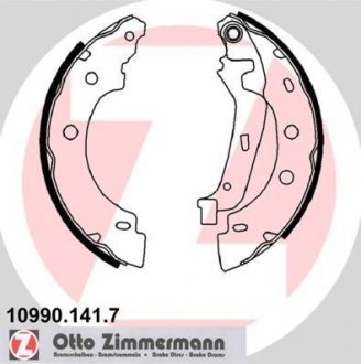 Колодки ручного (стоячого) тормоза otto Zimmermann GmbH 109901417