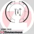 Колодки ручного (стоячого) тормоза otto zimmermann gmbh 109901540