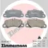 Комплект гальмівних колодок otto zimmermann gmbh 22469.165.1