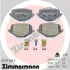 Комплект гальмівних колодок otto zimmermann gmbh 22717.180.2