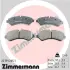 Комплект гальмівних колодок otto zimmermann gmbh 22791.205.1