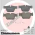 Комплект гальмівних колодок otto zimmermann gmbh 26212.155.1