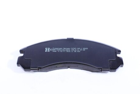 Передні тормозні (гальмівні) колодки otto Zimmermann GmbH 213631601