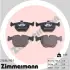 Передні тормозні (гальмівні) колодки Otto Zimmermann GmbH 21486.190.1 (фото 1)