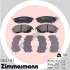 Передние тормозные колодки otto Zimmermann GmbH 215621701