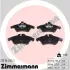 Передні тормозні (гальмівні) колодки Otto Zimmermann GmbH 215762051 (фото 1)