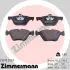 Передние тормозные колодки otto zimmermann gmbh 216702001