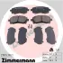 Передние тормозные колодки otto zimmermann gmbh 219151701