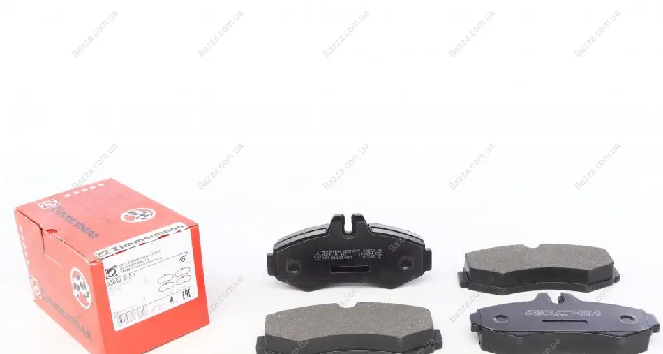 Передние тормозные колодки otto zimmermann gmbh 230222051