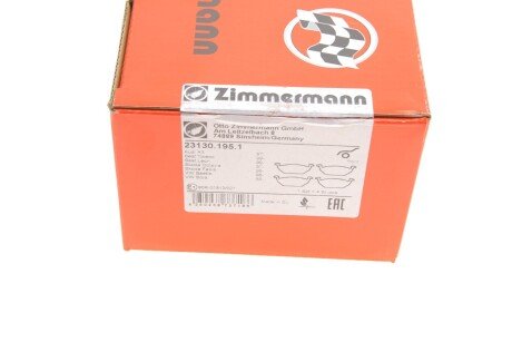 Передние тормозные колодки otto Zimmermann GmbH 23130.195.1