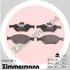 Передние тормозные колодки otto zimmermann gmbh 232021851