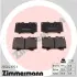 Передние тормозные колодки otto zimmermann gmbh 235241751