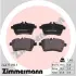 Передние тормозные колодки otto zimmermann gmbh 240771901