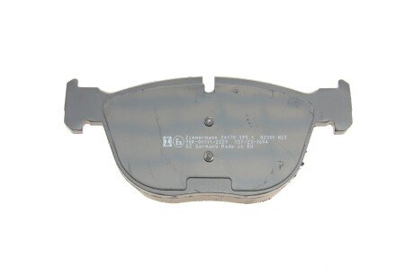 Передние тормозные колодки otto Zimmermann GmbH 241701951