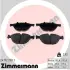Передние тормозные колодки otto zimmermann gmbh 241722001
