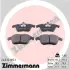 Передние тормозные колодки otto zimmermann gmbh 24332.185.1