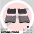 Передние тормозные колодки otto zimmermann gmbh 245241951
