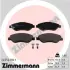 Передні тормозні (гальмівні) колодки Otto Zimmermann GmbH 245501901 (фото 1)