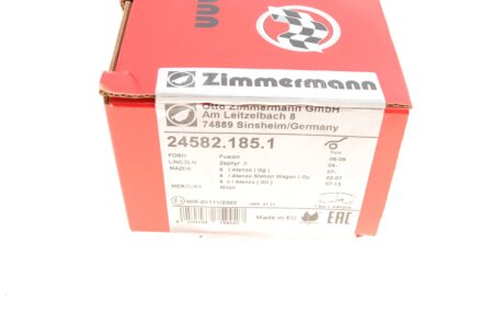 Передние тормозные колодки otto Zimmermann GmbH 245821851