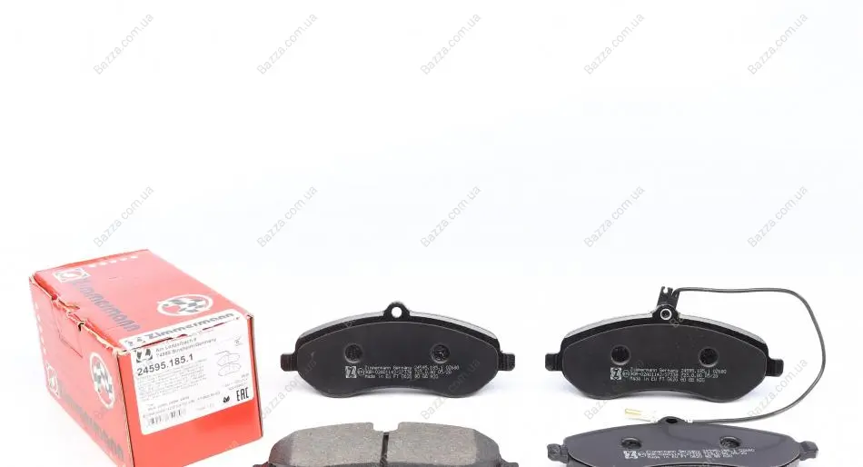 Передні тормозні (гальмівні) колодки Otto Zimmermann GmbH 245951851 (фото 1)