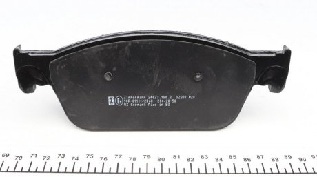 Передні тормозні (гальмівні) колодки otto Zimmermann GmbH 246231802