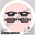 Передние тормозные колодки otto zimmermann gmbh 24697.190.1