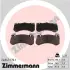 Передние тормозные колодки otto zimmermann gmbh 24847.170.1