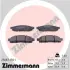 Передние тормозные колодки otto zimmermann gmbh 25087.170.1