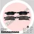 Передние тормозные колодки otto zimmermann gmbh 251921901