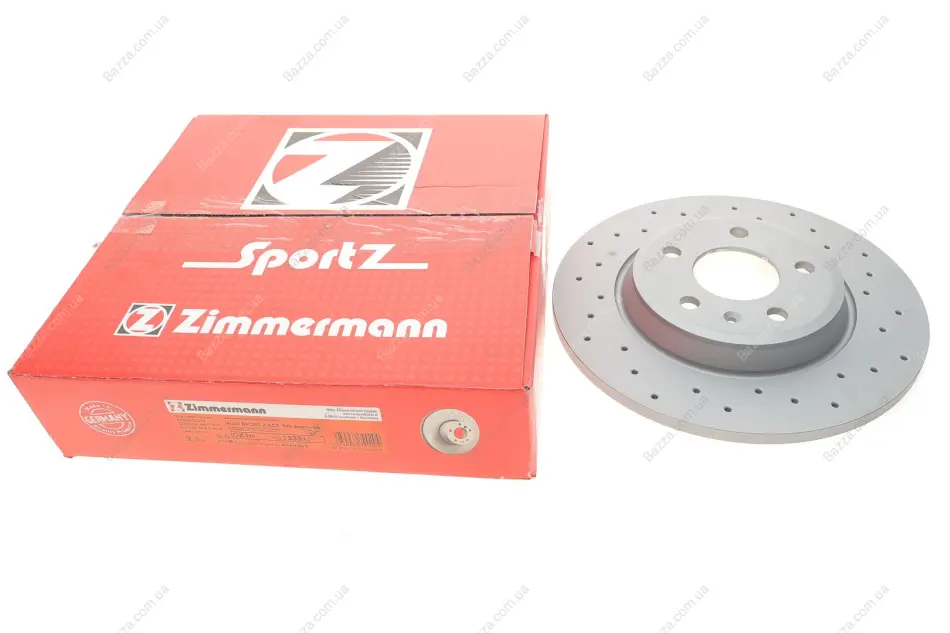 Перфорированный тормозной диск otto zimmermann gmbh 100333352