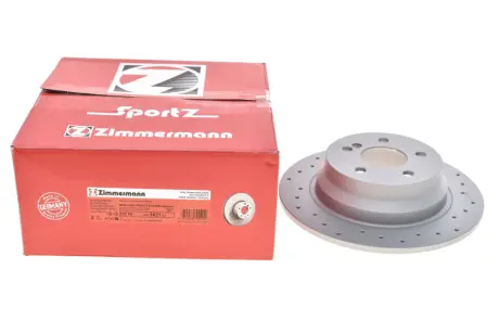 Перфорированный тормозной диск otto zimmermann gmbh 400362152