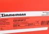 Вентильований гальмівний диск otto Zimmermann GmbH 100.3317.52