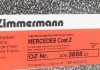 Вентилируемый тормозной диск otto Zimmermann GmbH 400.3688.20
