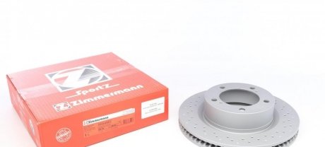Вентильований гальмівний диск otto Zimmermann GmbH 590.2816.52