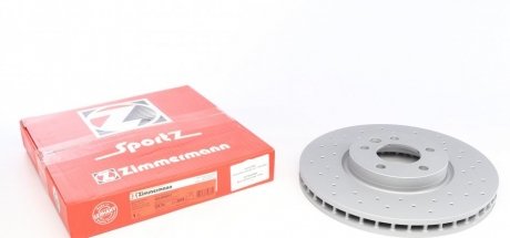 Вентильований гальмівний диск otto Zimmermann GmbH 600.3249.52
