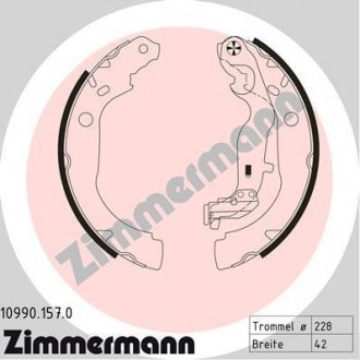 Колодки ручного (стоячого) гальма otto Zimmermann GmbH 109901570