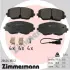 Тормозные колодки otto zimmermann gmbh 206261802