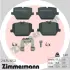 Тормозні (гальмівні) колодки Otto Zimmermann GmbH 214741652 (фото 1)