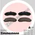 Тормозні (гальмівні) колодки Otto Zimmermann GmbH 216261551 (фото 1)