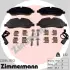 Тормозні (гальмівні) колодки Otto Zimmermann GmbH 220341702 (фото 1)