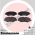 Тормозні (гальмівні) колодки Otto Zimmermann GmbH 22062.210.1 (фото 1)