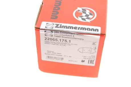 Тормозные колодки otto Zimmermann GmbH 220651751