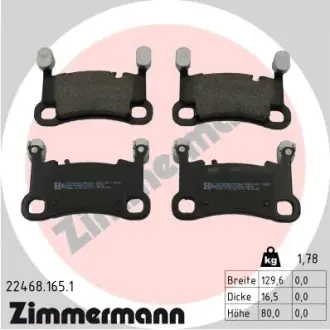 Тормозні (гальмівні) колодки Otto Zimmermann GmbH 224681651