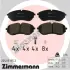 Тормозные колодки otto zimmermann gmbh 224931952