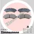Тормозні (гальмівні) колодки Otto Zimmermann GmbH 22768.165.1 (фото 1)
