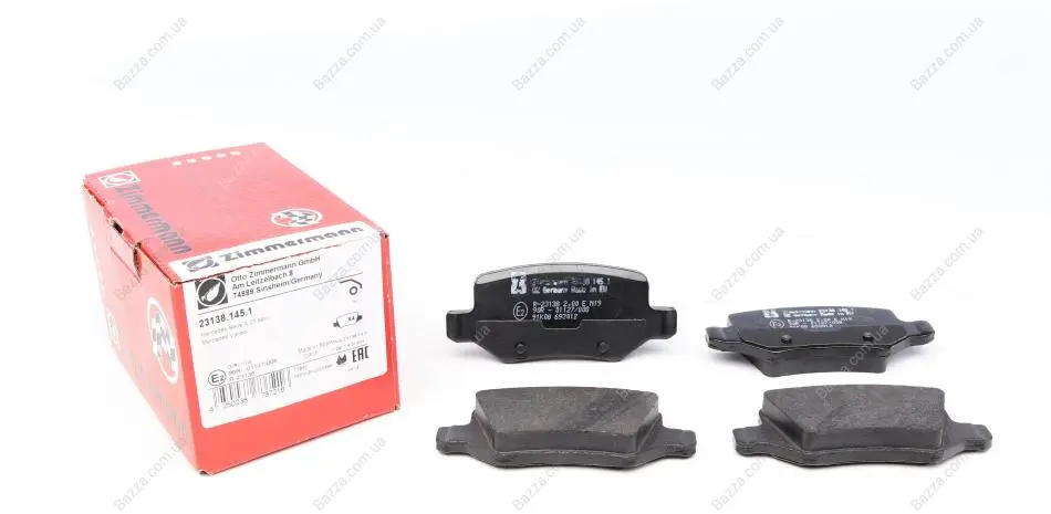 Тормозні (гальмівні) колодки Otto Zimmermann GmbH 231381451 (фото 1)