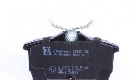 Задние тормозные колодки otto Zimmermann GmbH 235271501