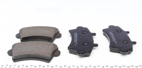 Тормозные колодки otto Zimmermann GmbH 236131801